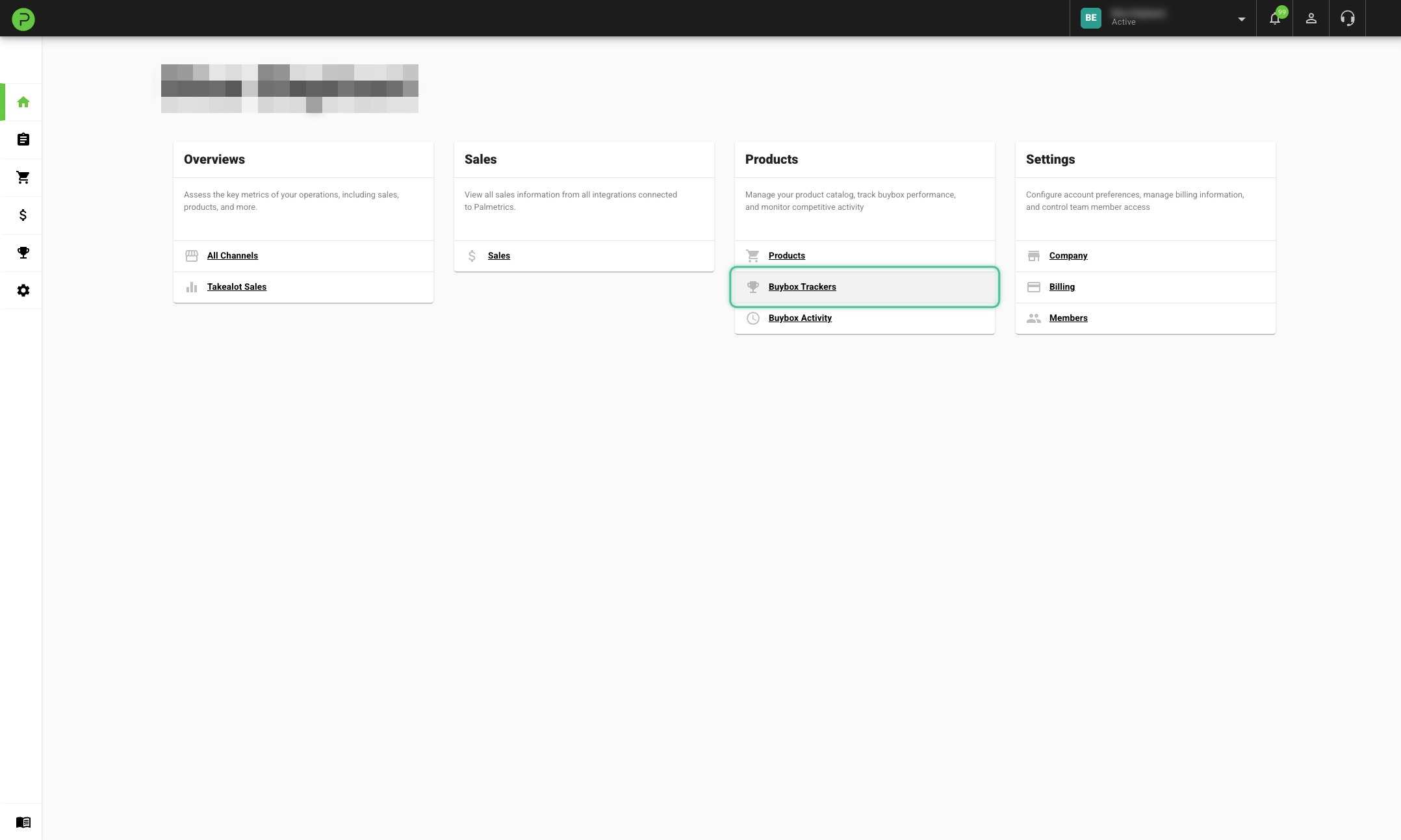 Click on Buybox Trackers