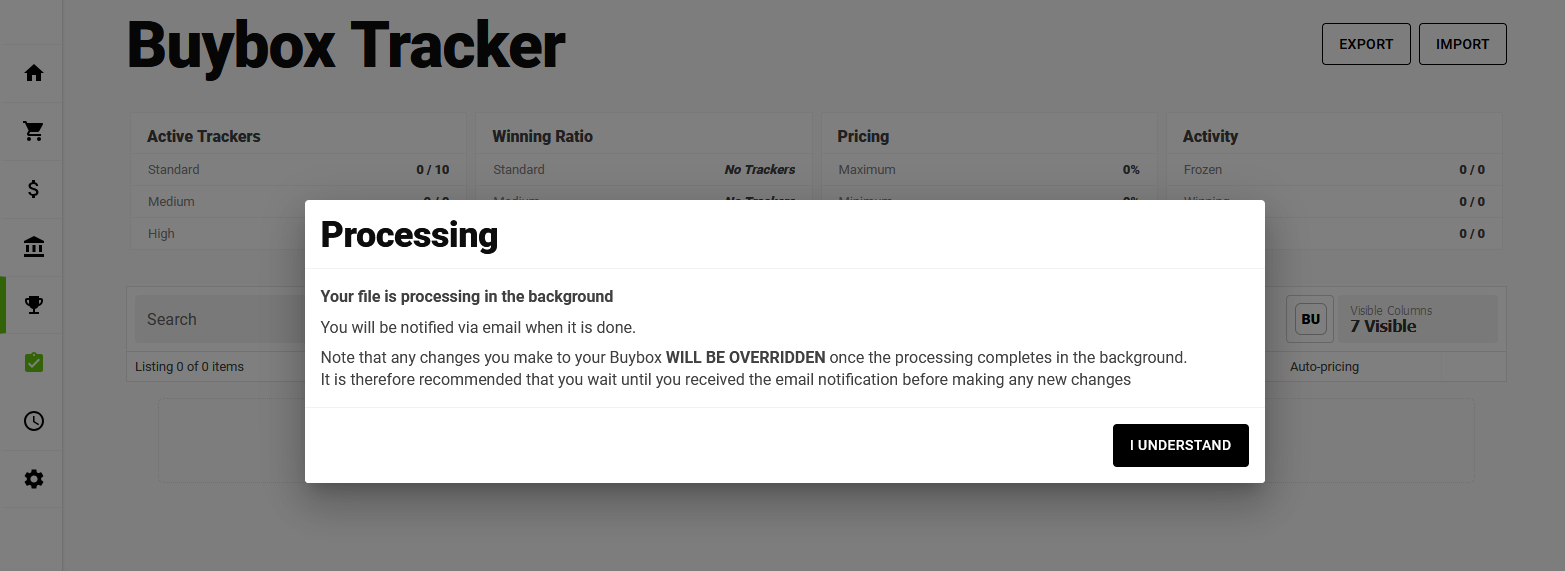 Processing your file